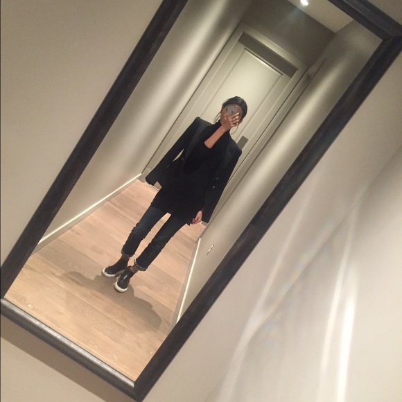 Balmain black blazar