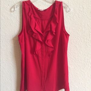 LOFT blouse #red