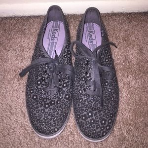 Grey Floral Keds