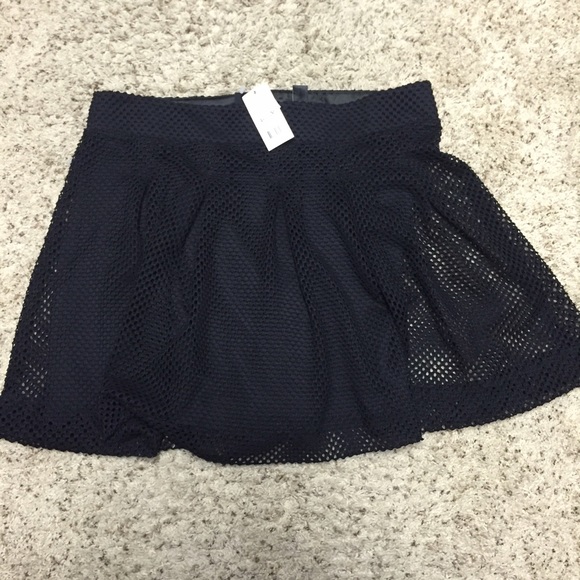 ❌SOLD❌Banana Republic Black Net skirt Sz 12