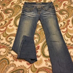 Buckle jeans low-rise 24 short