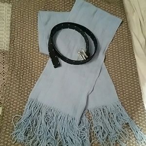Belt and scarf combo