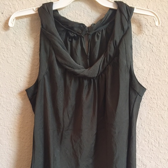 Talbots green blouse