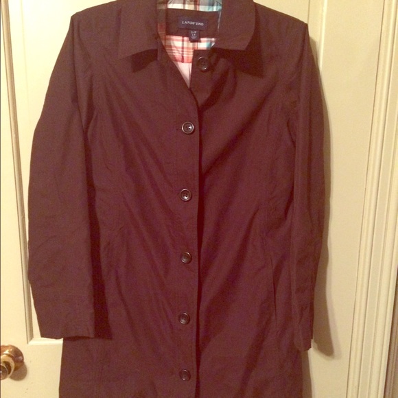 Lands End Chocolate Rain Jacket
