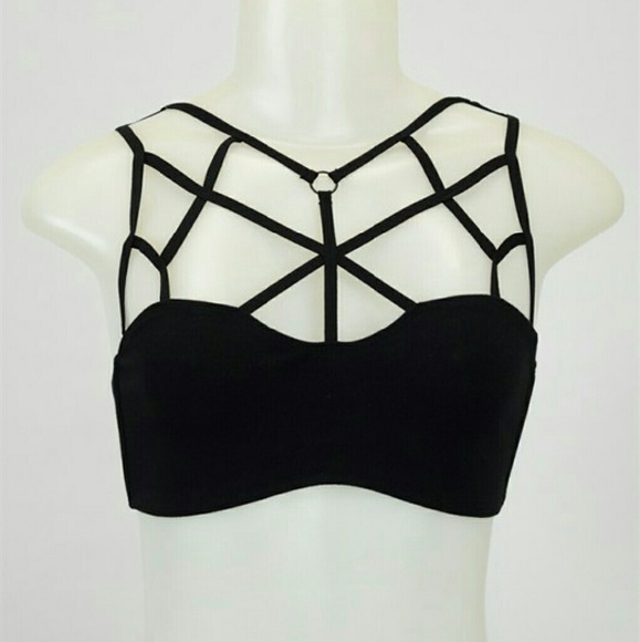 Back in stock!! caged bra bralette strappy - Picture 3 of 3