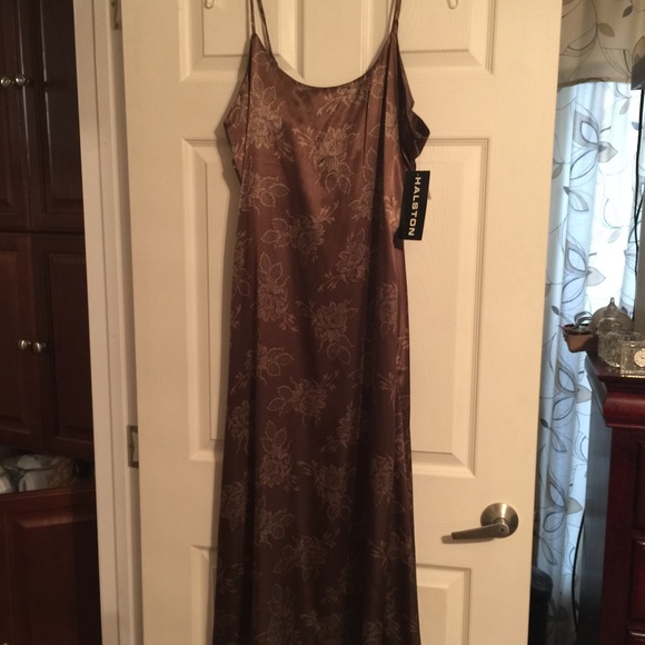 New gorgeous deep chocolate color Halston!