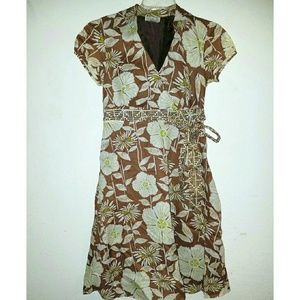 Floral collared dress