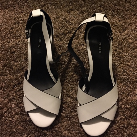 Forever 21 white heels
