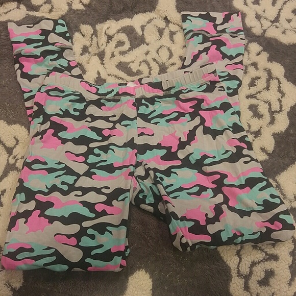 Pink Camo Leggings