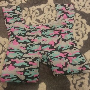Pink Camo Leggings