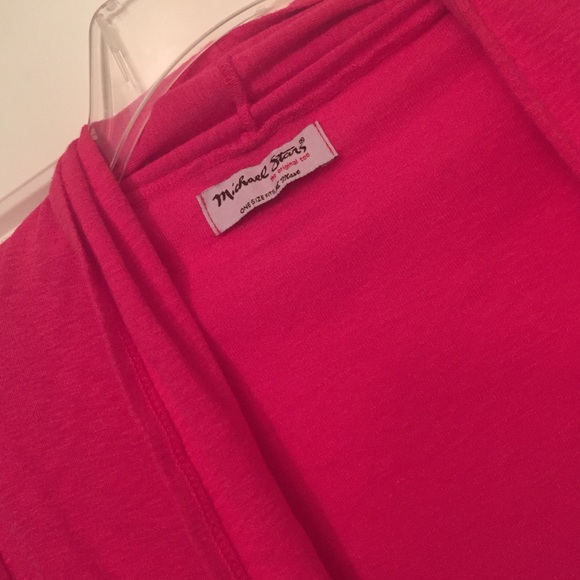 Very cute Micheal stars pink cardigan great cond. - Picture 2 of 3