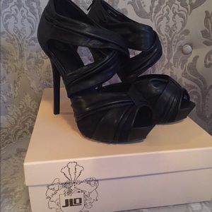 Gently used cond. super sexy JLO high heel shoes