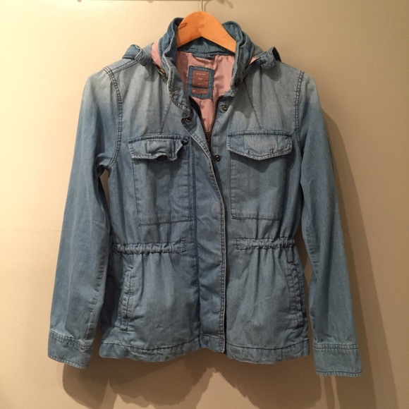 GAP Jackets & Blazers - Gap Chambray Military Jacket XS Ombre