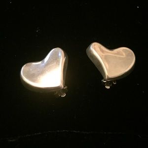 925 heart earring