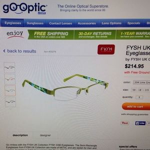 FYSH UK Collection 3390 Eyeglasses