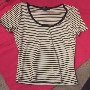 Forever 21 striped crop top! worn once