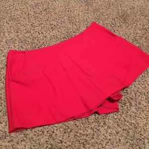 Cute red skort