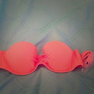 Cream Orange Swim Top