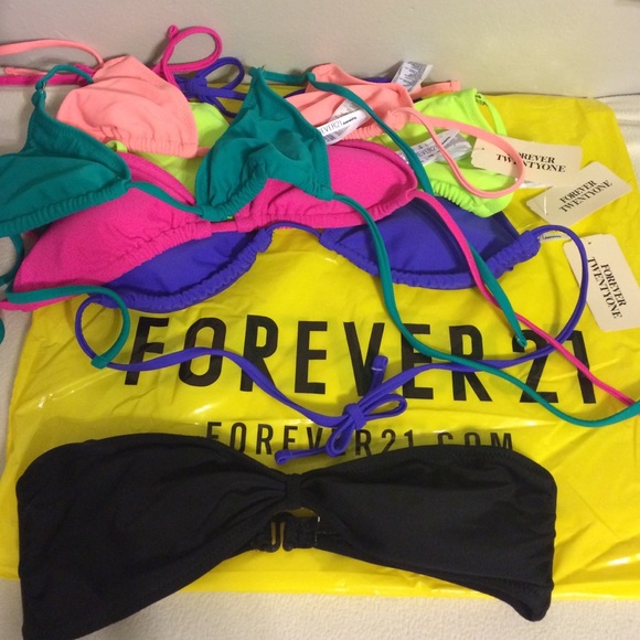 LOT of forever 21 bikini tops