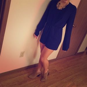 Greylin Royal blue romper