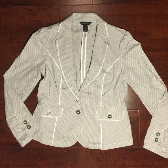White House Black Market Pinstripe Blazer