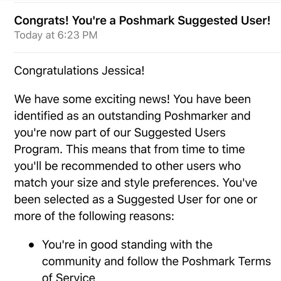 I'm a suggested user & a Posh ambassador! - Picture 2 of 6