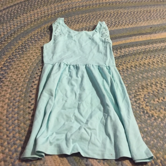 Light Blue Studded Dress