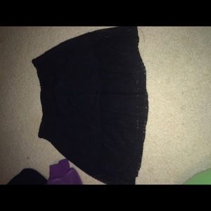 Black skirt