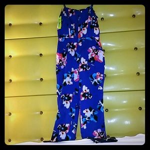 Flower printed jumpsuit