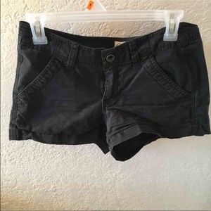 black converse shorts