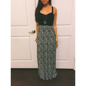 Beautiful Black and white maxi