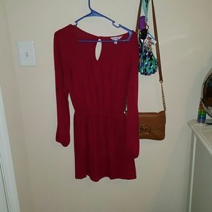 Split sleeved dress