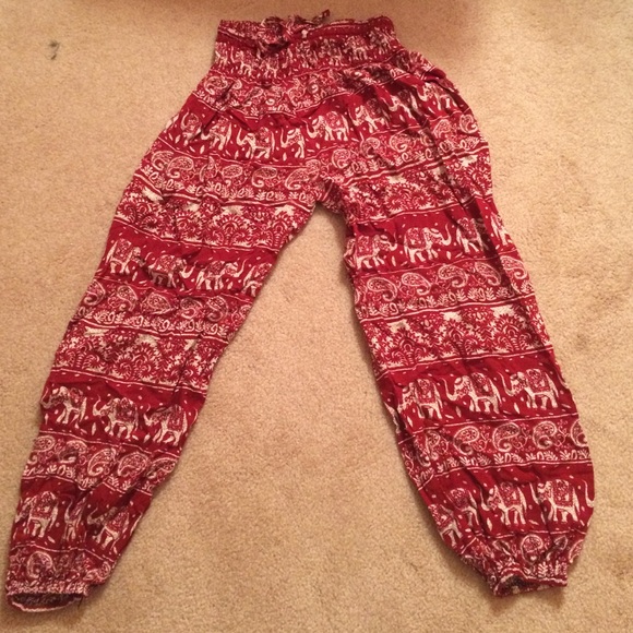Red Elephant Thai Pants