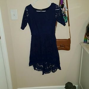 Lace High Low