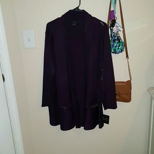 Tally-Ho purple cardigan