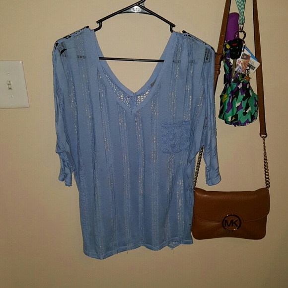 Baby blue Vanity top