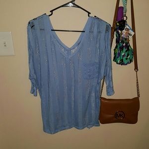 Baby blue Vanity top