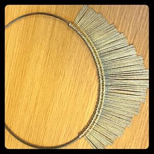 Wet seal fringe necklace