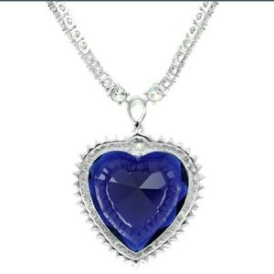 Blue heart chain