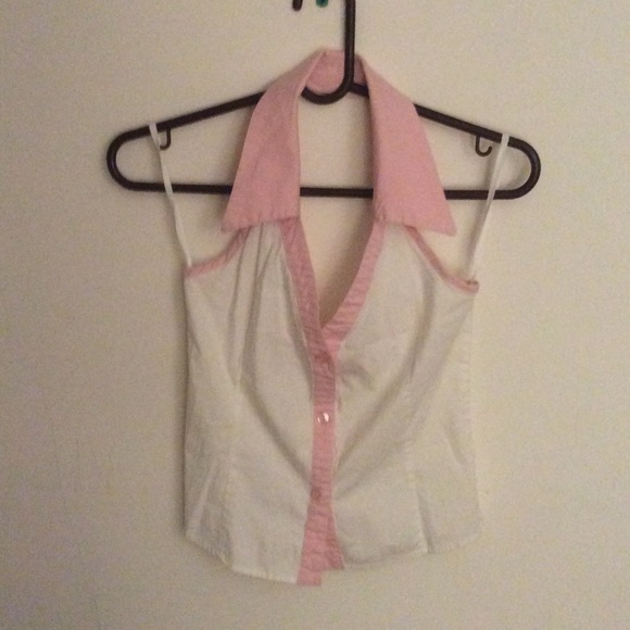 White Halter with collar