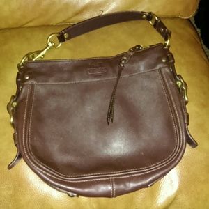 Gently used all leather Coach purse.