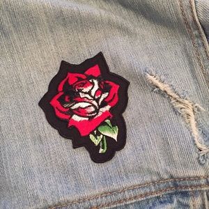 Rose Iron On Patch