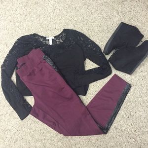 Burgundy Pants