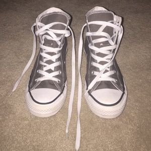 High top grey converse