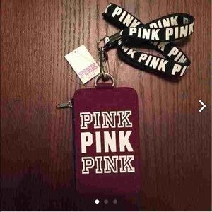 VS PINK Maroon ID Holder SOLD!!! Dnt buy!!!!