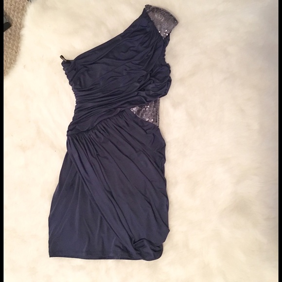 One shoulder Bebe dress