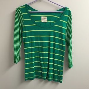 Green Hollister shirt