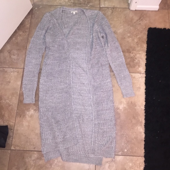 Grey long sweater