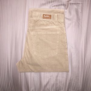 Michael Kors Men's corduroy camel gold pants
