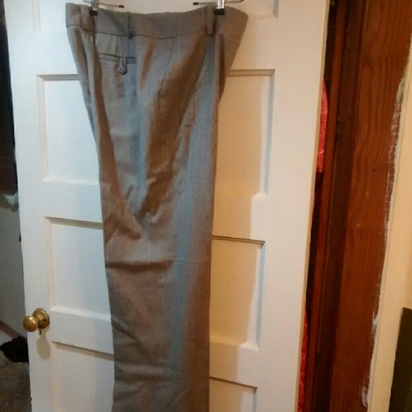 ANN TAYLOR GRAY LINED TROUSERS